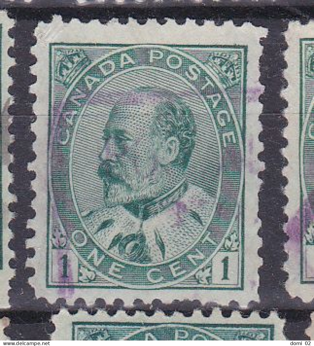 Y&T 78 EDOUARD VII 1C VERT OBLITERES - Used Stamps