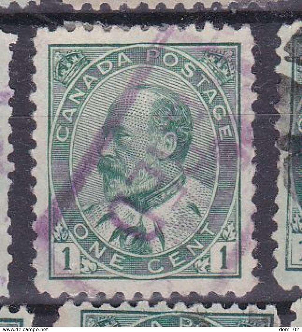 Y&T 78 EDOUARD VII 1C VERT OBLITERES - Used Stamps