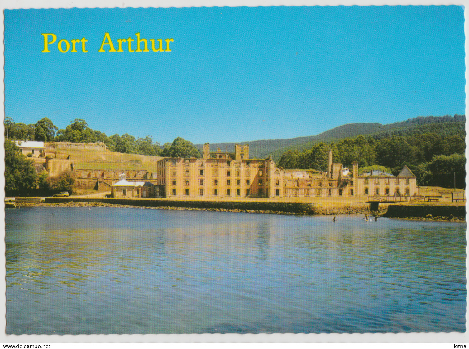 Australia TASMANIA TAS Convict Penitentiary & Prison Ruins PORT ARTHUR Douglas DS139 Postcard C1970s - Port Arthur