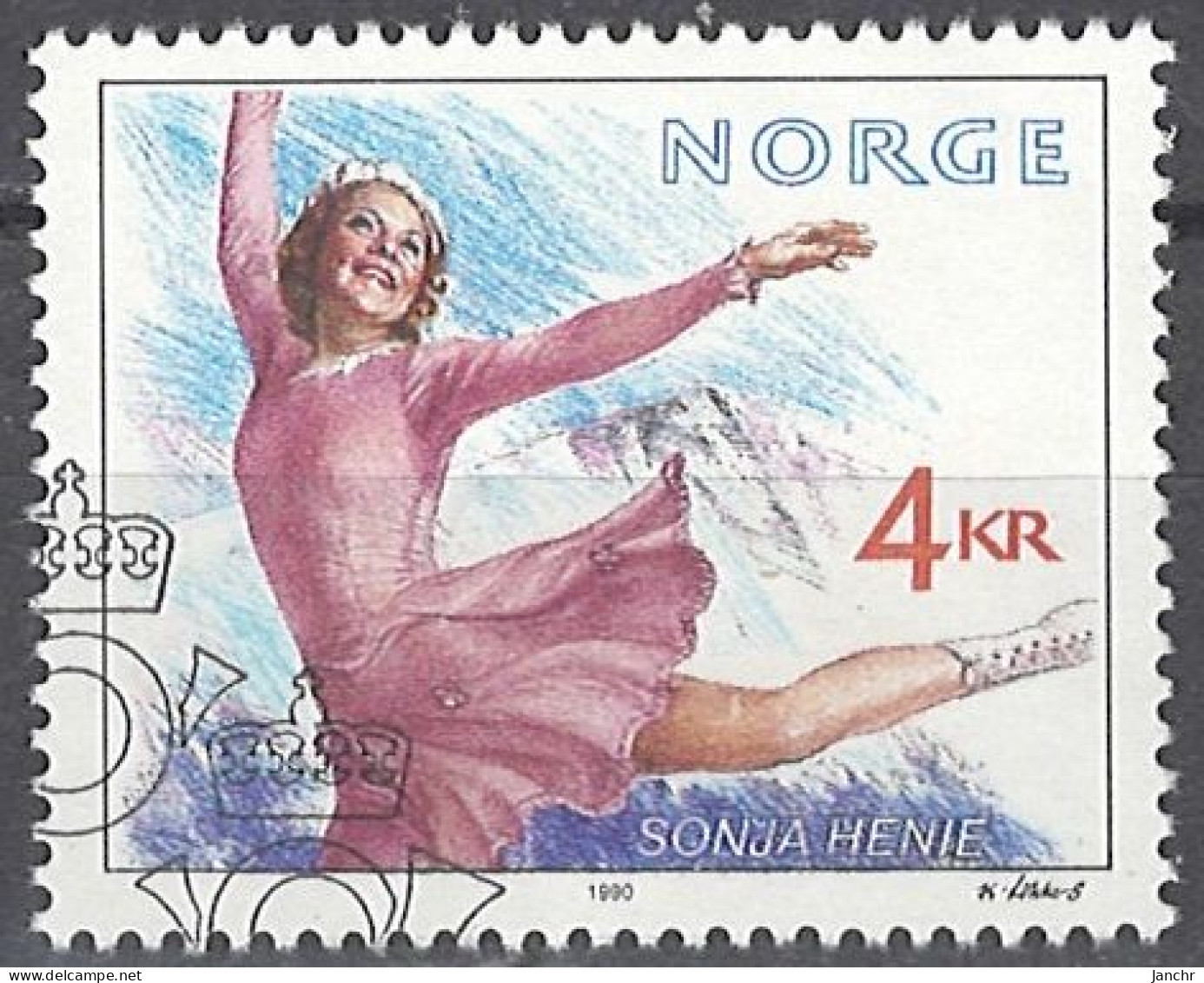 Norwegen Norway 1990. Mi.Nr. 1051, Used O - Gebraucht