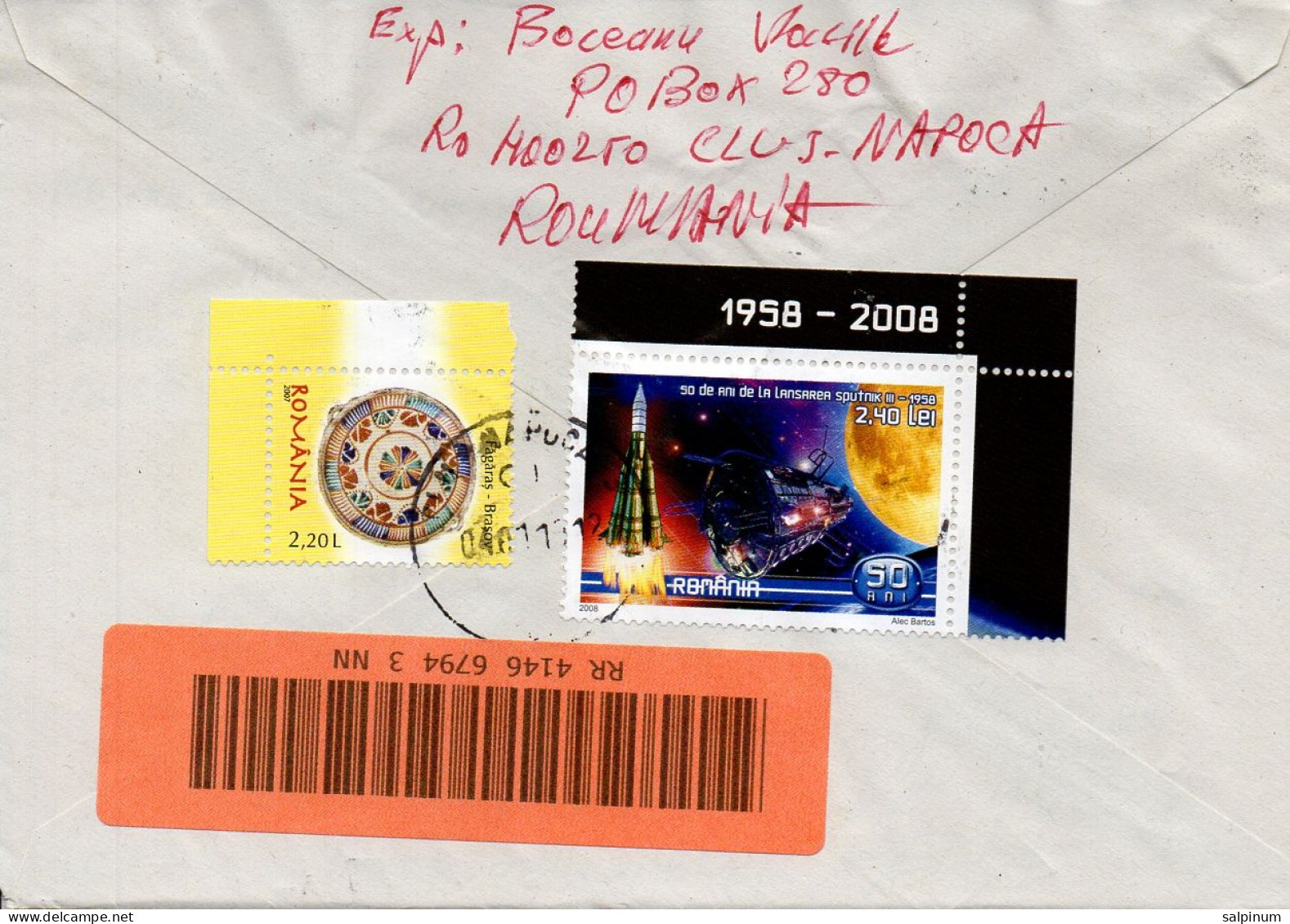 Philatelic Envelope With Stamps Sent From PORTUGAL To ITALY - Brieven En Documenten