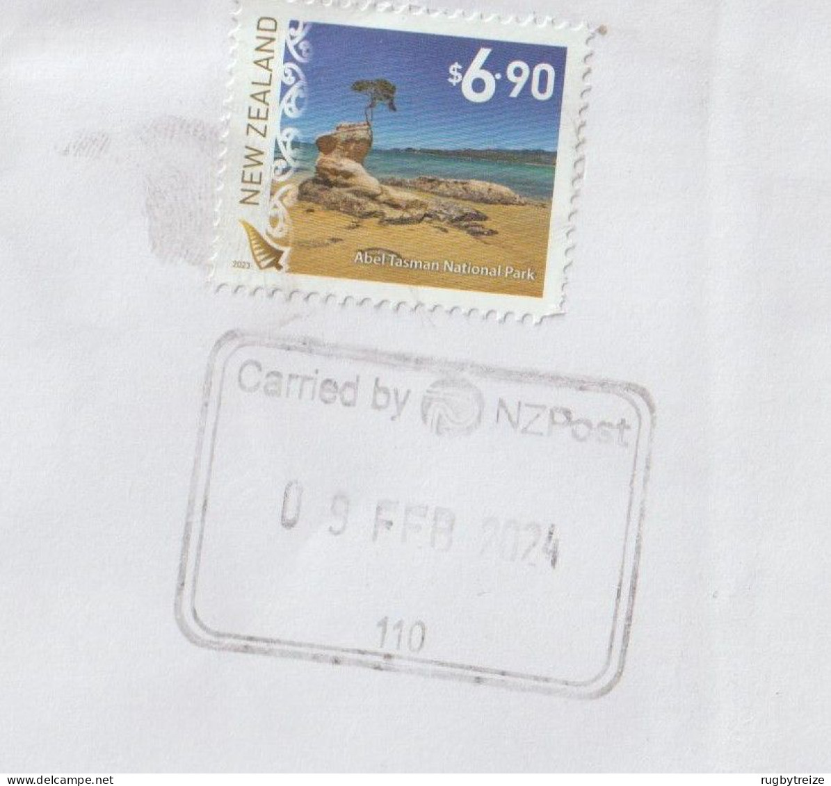 7680 LETTRE COVER 2024 NZ NOUVELLE ZELANDE NEW ZEALAND $6,90 Abel Tasman National Park - Storia Postale