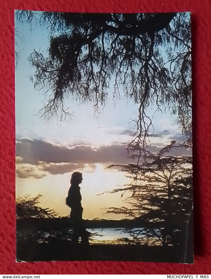 ANTIGUA POSTAL OLD POST CARD CARTE POSTALE LAKE NAIVASHA HOTEL FOR THE TIME OF YOUR LIFE KENYA KENIA AFRIQUE AFRICA... - Kenia