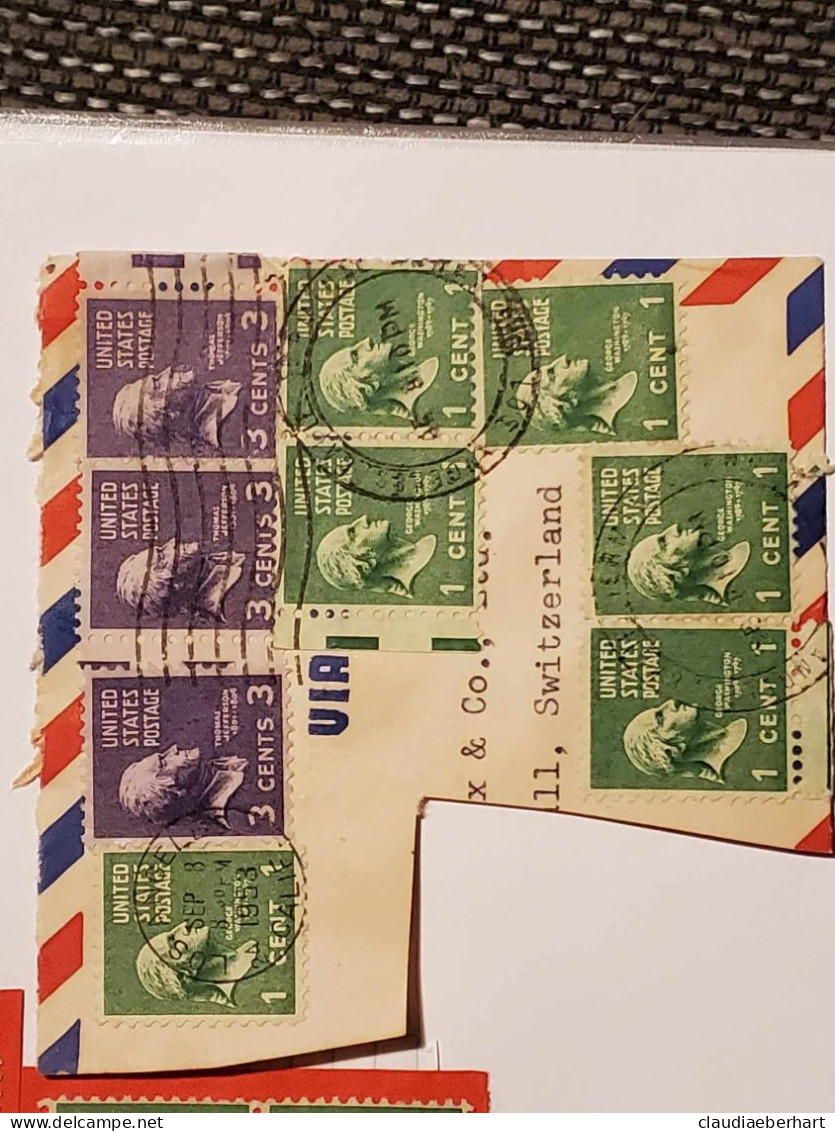 George Washington Und Thomas Jefferson - Used Stamps