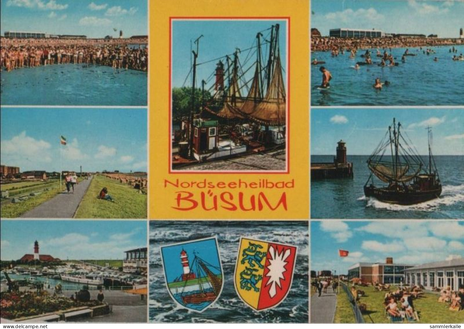 82808 - Büsum - Mit 8 Bildern - Ca. 1970 - Buesum