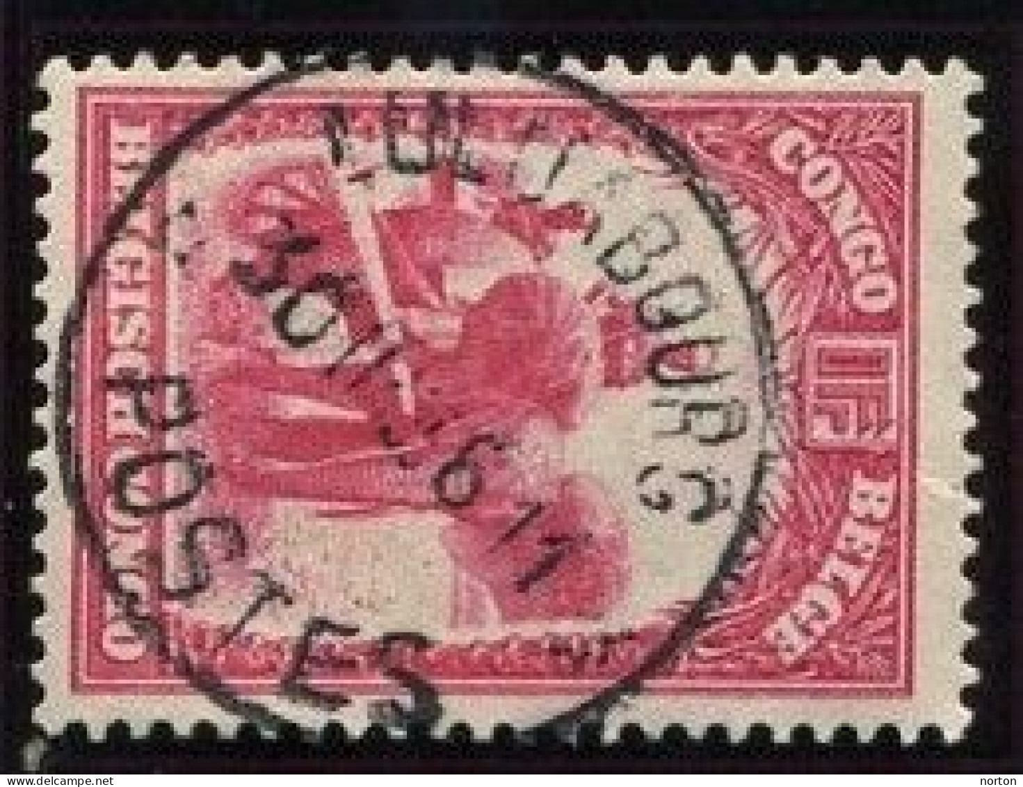 Congo Luluabourg Oblit. Keach 7A1-DmYt Sur C.O.B.176 Le 30/11/1936 - Oblitérés