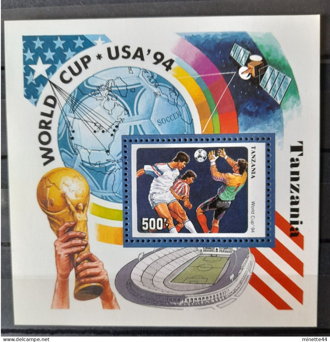 TANZANIE TANZANIA 1994 MNH**  FOOTBALL FUSSBALL SOCCER CALCIO VOETBAL FUTBOL FUTEBOL FOOT FOTBAL Gardien - 1994 – États-Unis