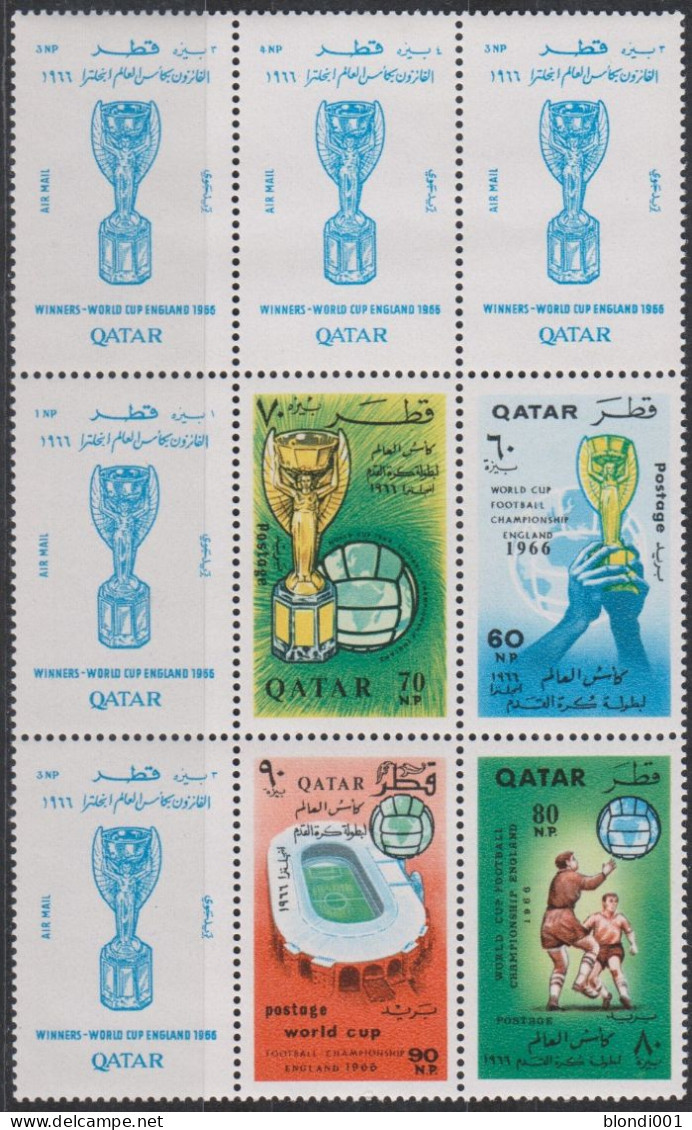 Soccer World Cup 1966 -  QATAR - Sheet MNH - 1966 – Inglaterra