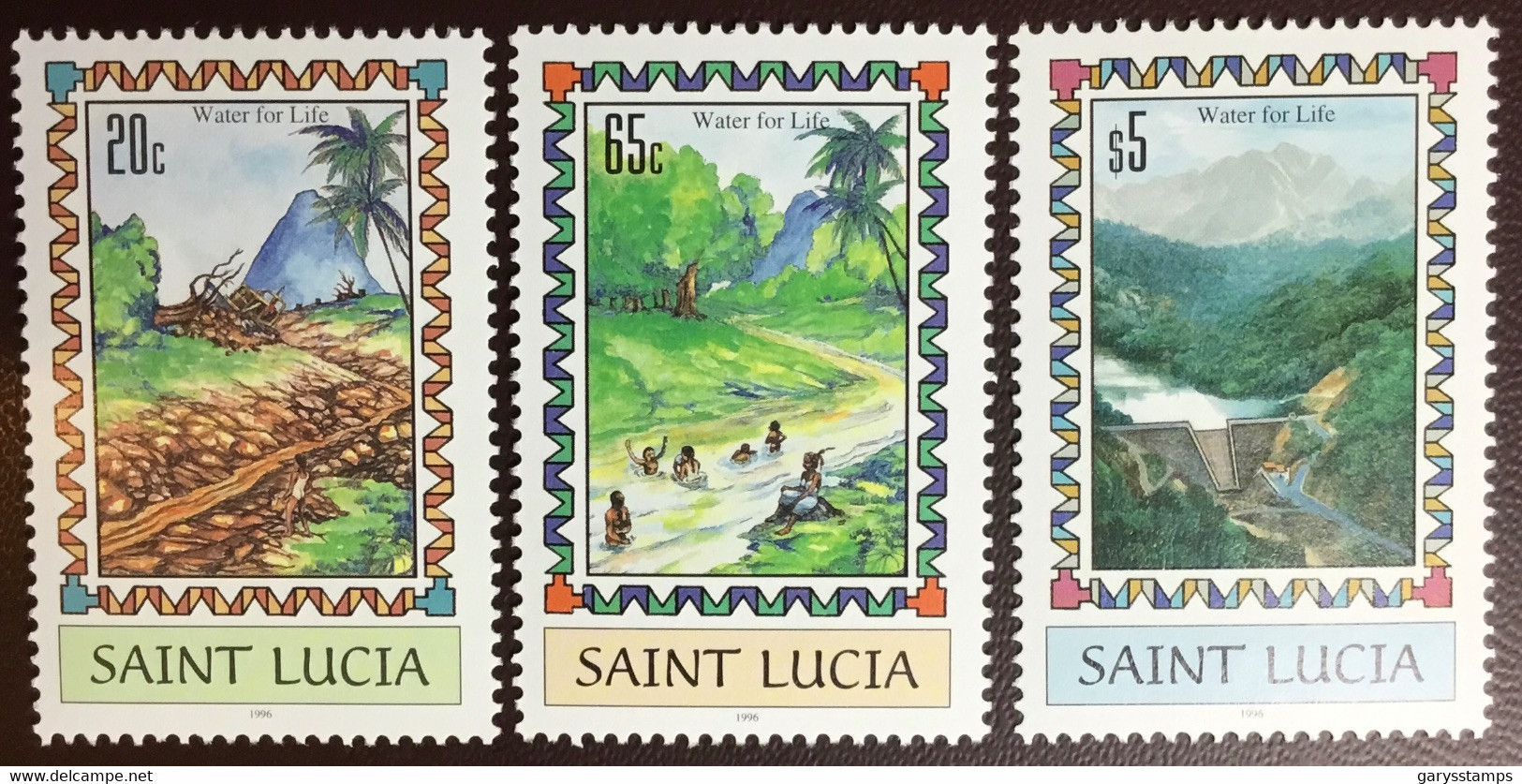 St Lucia 1996 Irrigation Project MNH - St.Lucia (1979-...)