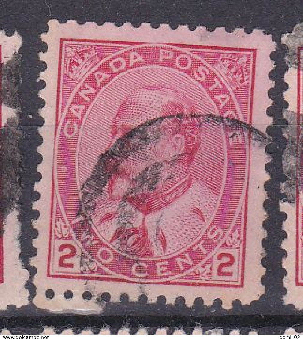 Y&T 79 EDOUARD VII 2C ROUGE OBLITERES - Used Stamps