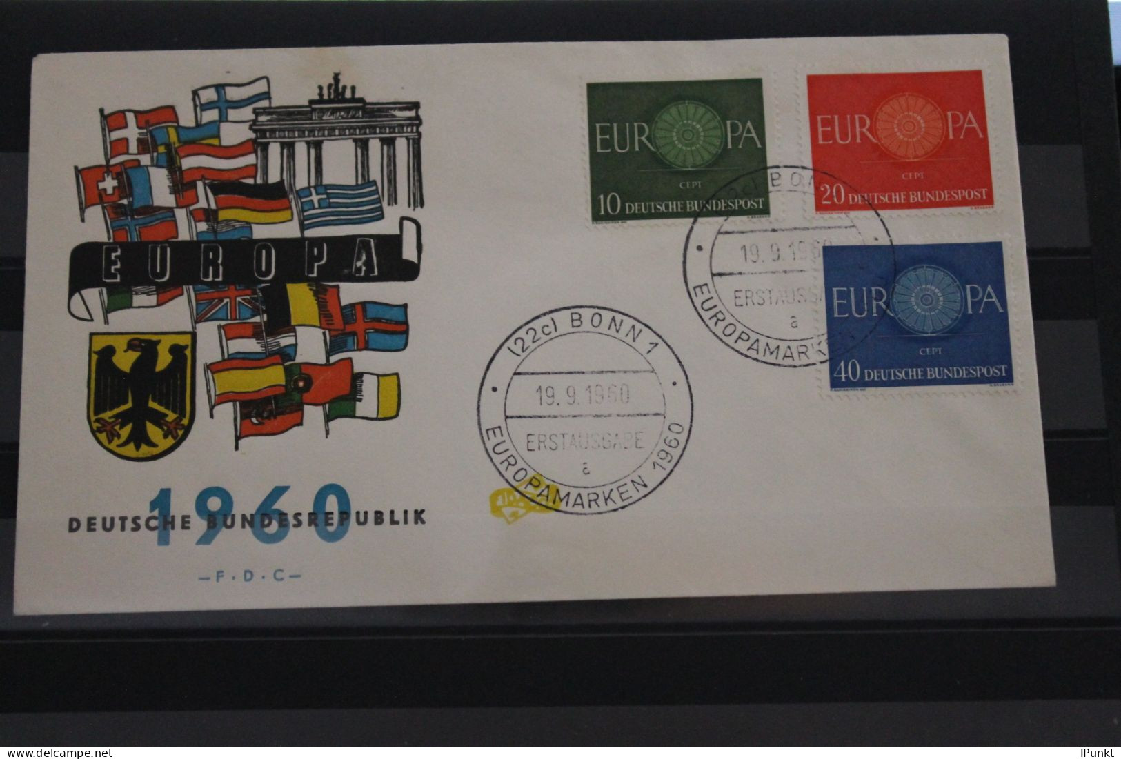 Deutschland 1960; Europa CEPT; FDC MiNr. 337-39 - 1960