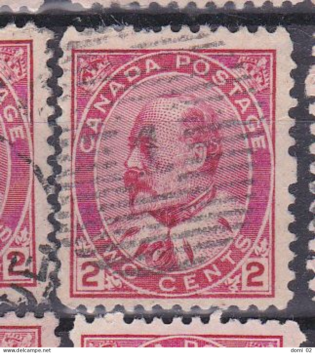 Y&T 79 EDOUARD VII 2C ROUGE OBLITERES - Used Stamps