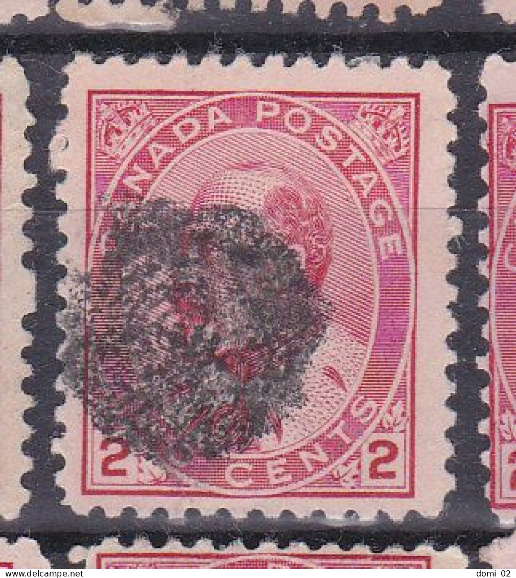 Y&T 79 EDOUARD VII 2C ROUGE OBLITERES - Used Stamps