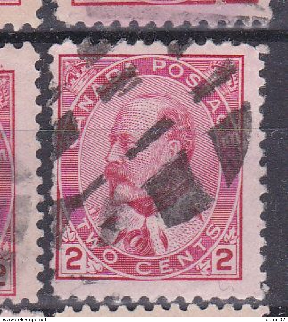 Y&T 79 EDOUARD VII 2C ROUGE OBLITERES - Used Stamps