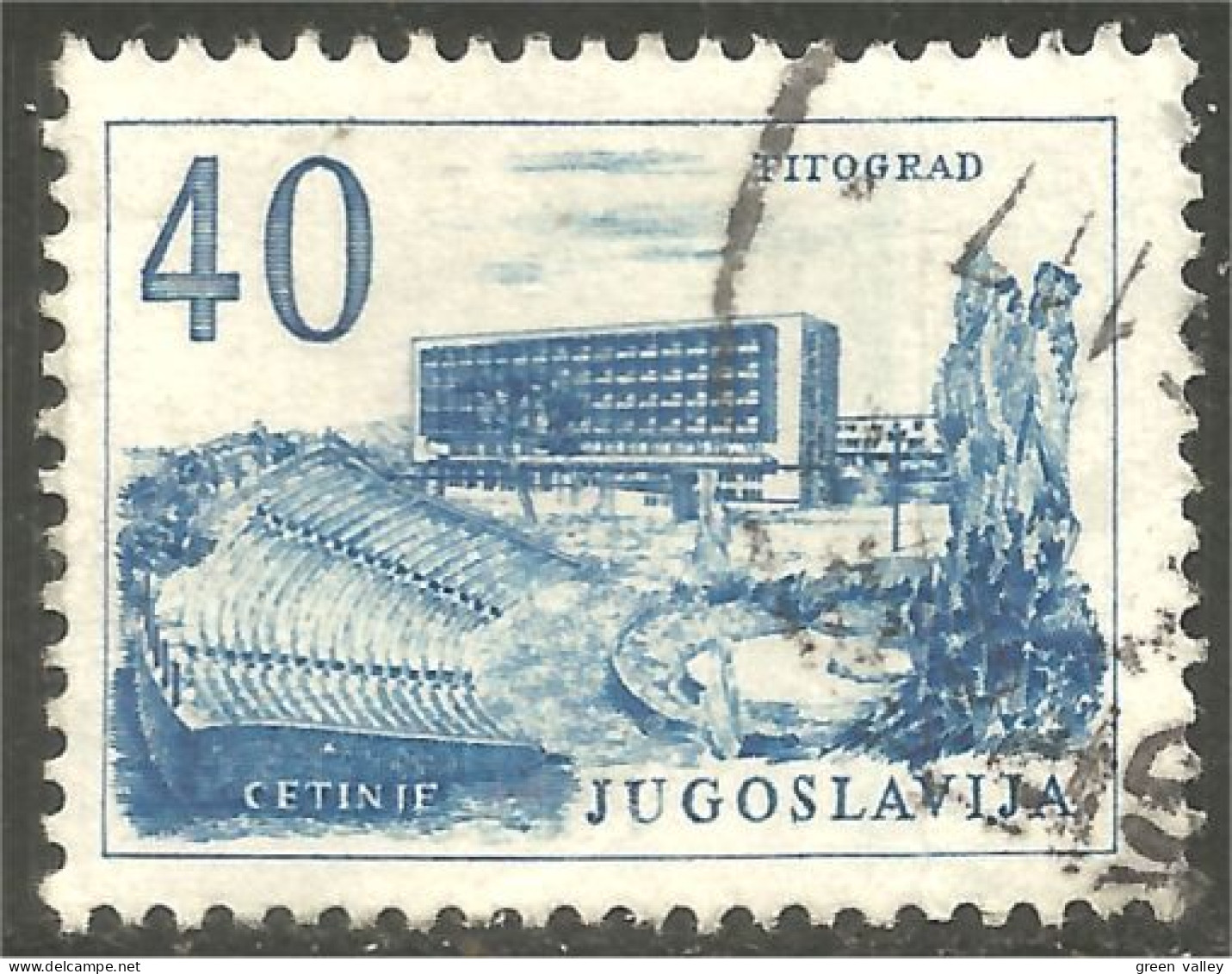 XW01-3135 Yougoslavie Hotel Titograd - Used Stamps