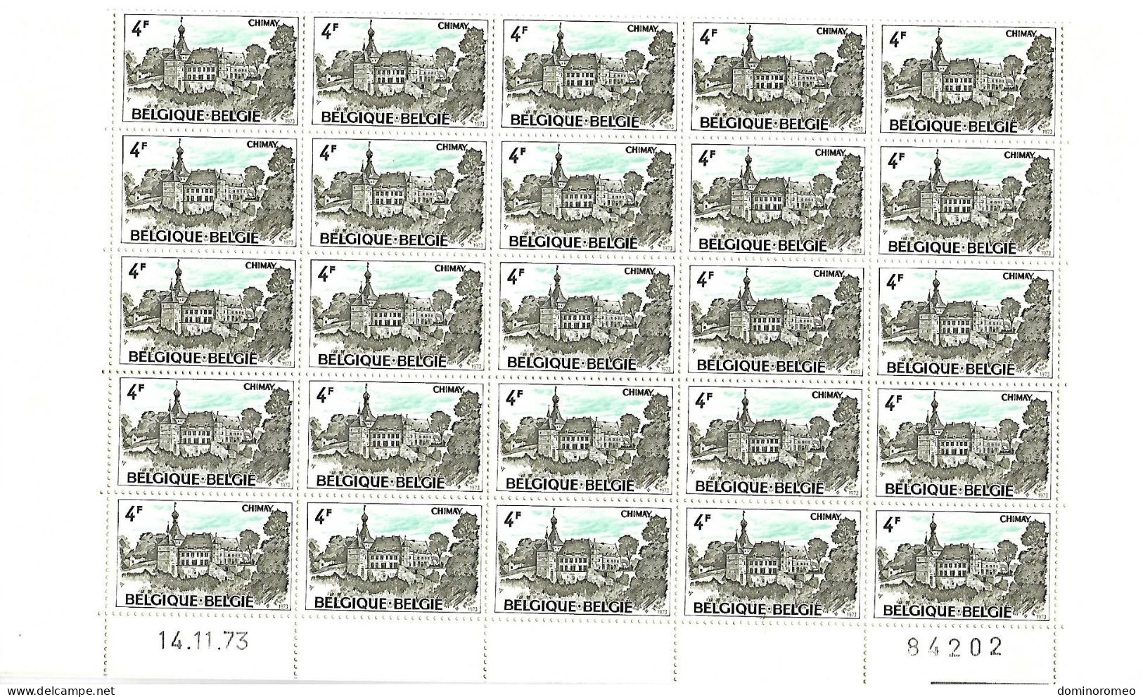 OCB 1693  Postfris Zonder Scharnier ** Volledig Vel ( Plaat 3 ) - 1971-1980