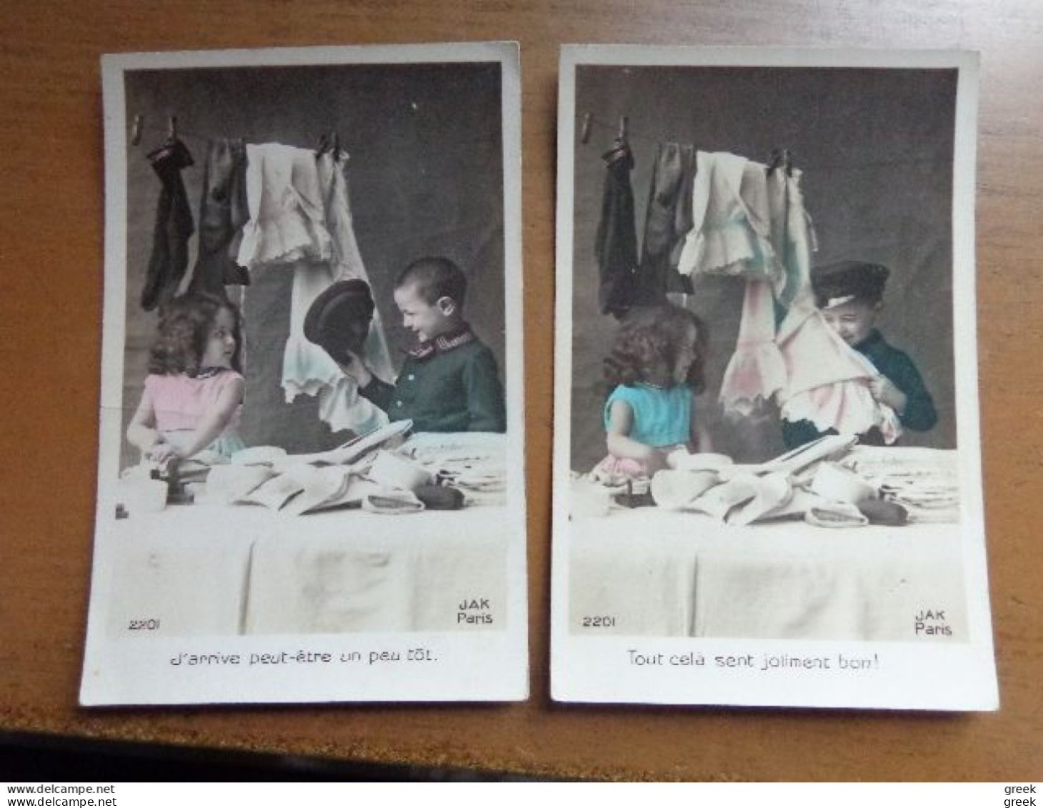 Doos Met 629 Oude Postkaarten: Wens - Fantasie - Humor (zie Enkele Foto's) 2kg400 - 500 CP Min.