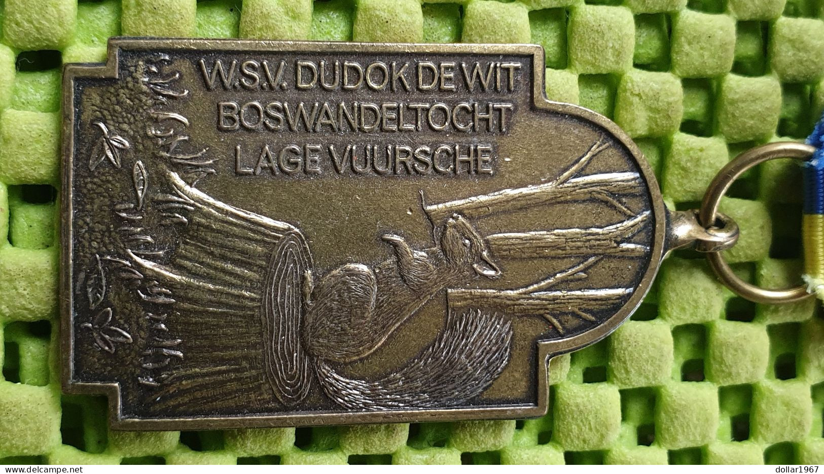 Medaille -   W.S.V Dudok De Wit, Boswandeltocht Lage Vuursche + 1950  -  Original Foto  !!  Medallion  Dutch - Autres & Non Classés