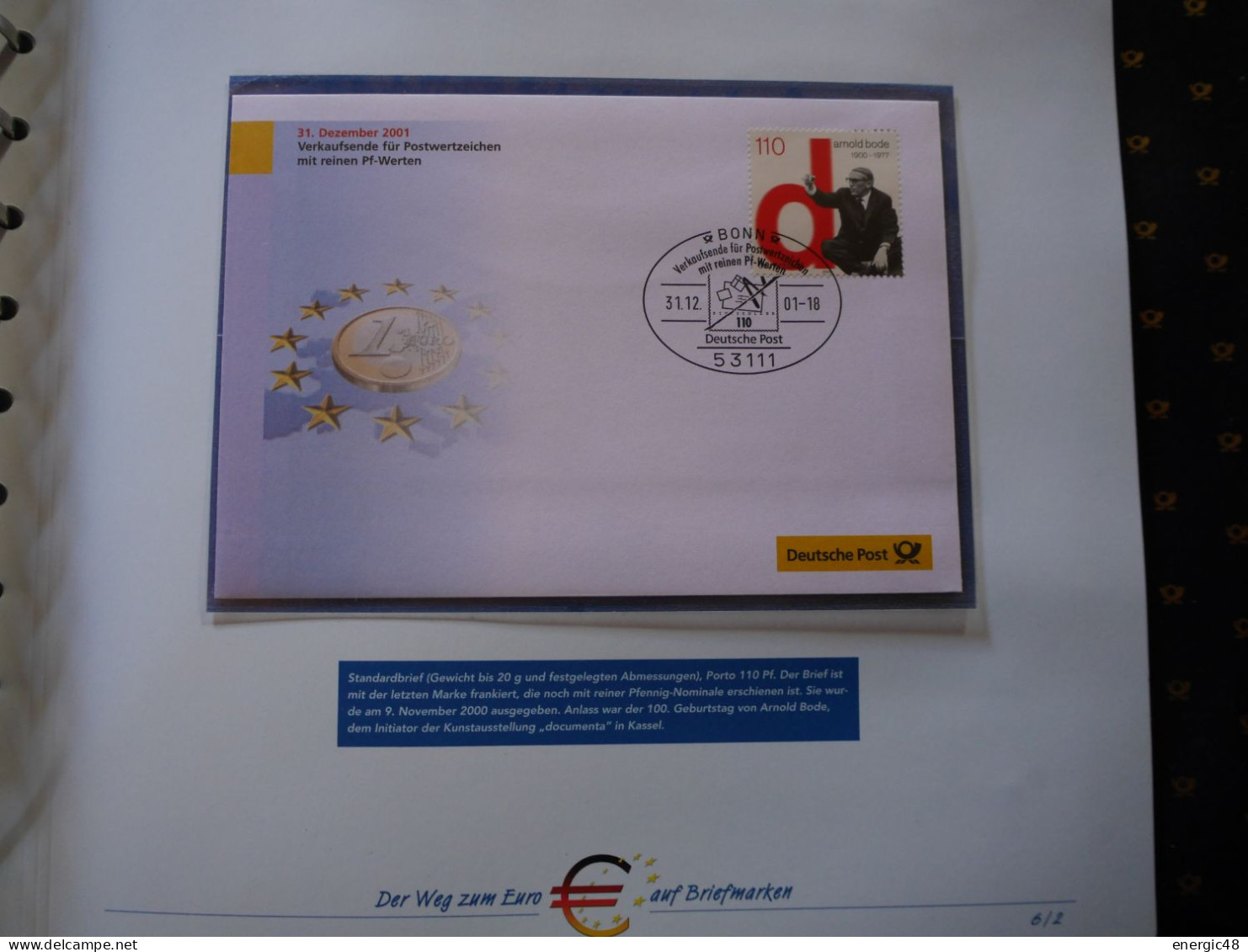 2 grand classeurs luxe Allemagne ,2001-2002,spécialisé avec env 1er jous sans les timbres ,2eme a voir!!