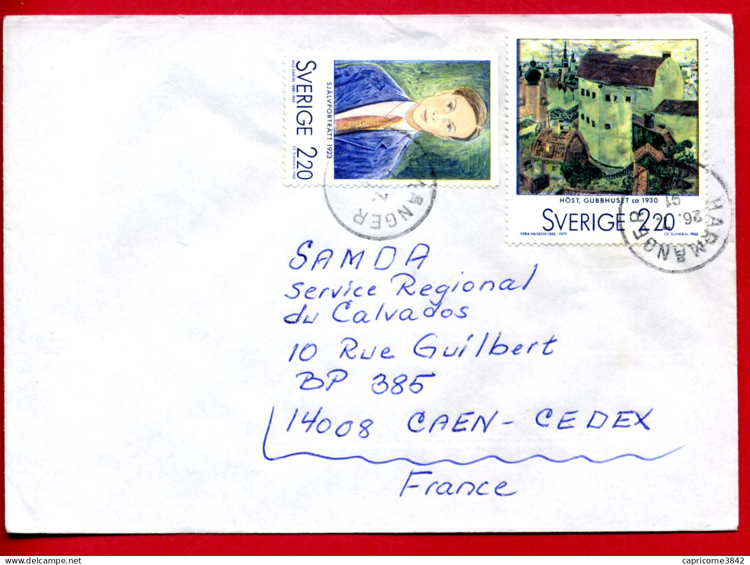 1988 - Suede - CENTENAIRE DE PEINTRES SUEDOIS RESIDANTS A PARIS  - Tp De Carnet N° 1481 Et 1482 - Blocks & Kleinbögen