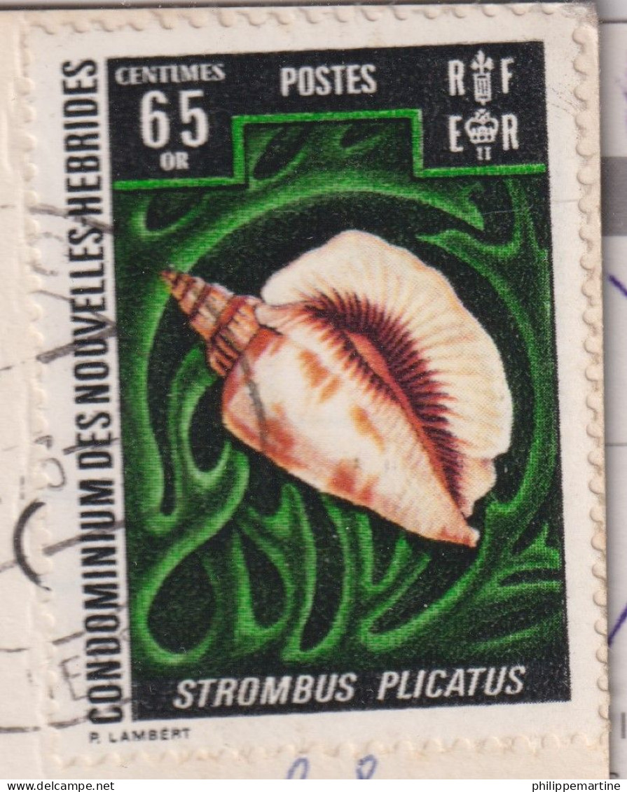 Nouvelles Hébrides 1972 - YT 333 (o) Sur Fragment - Used Stamps