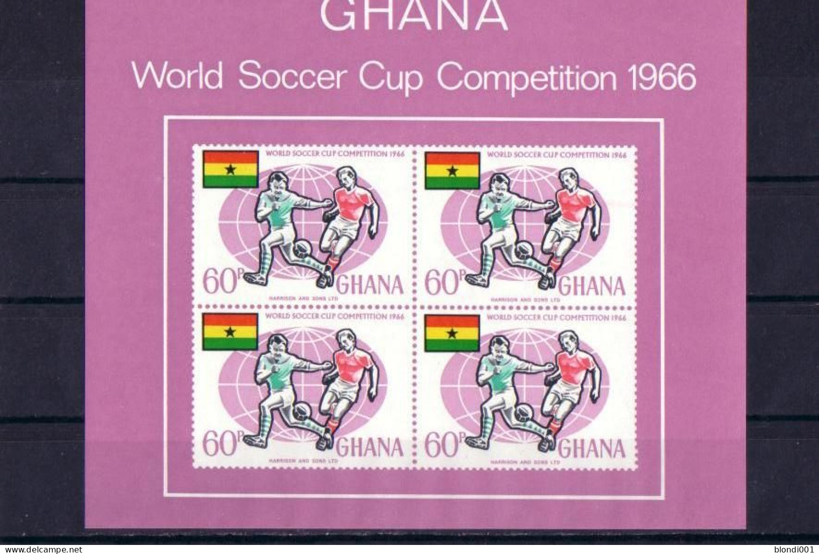 Soccer World Cup 1966 - GHANA - S/S Imp. MNH - 1966 – England