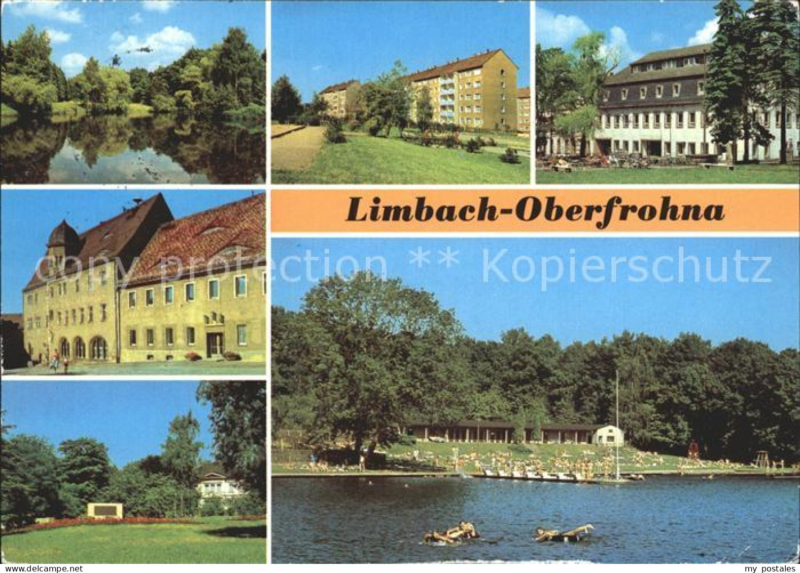 72261086 Oberfrohna Stadtpark Hoher Hain Hotel Voelkerfreundschaft Rathaus Platz - Limbach-Oberfrohna