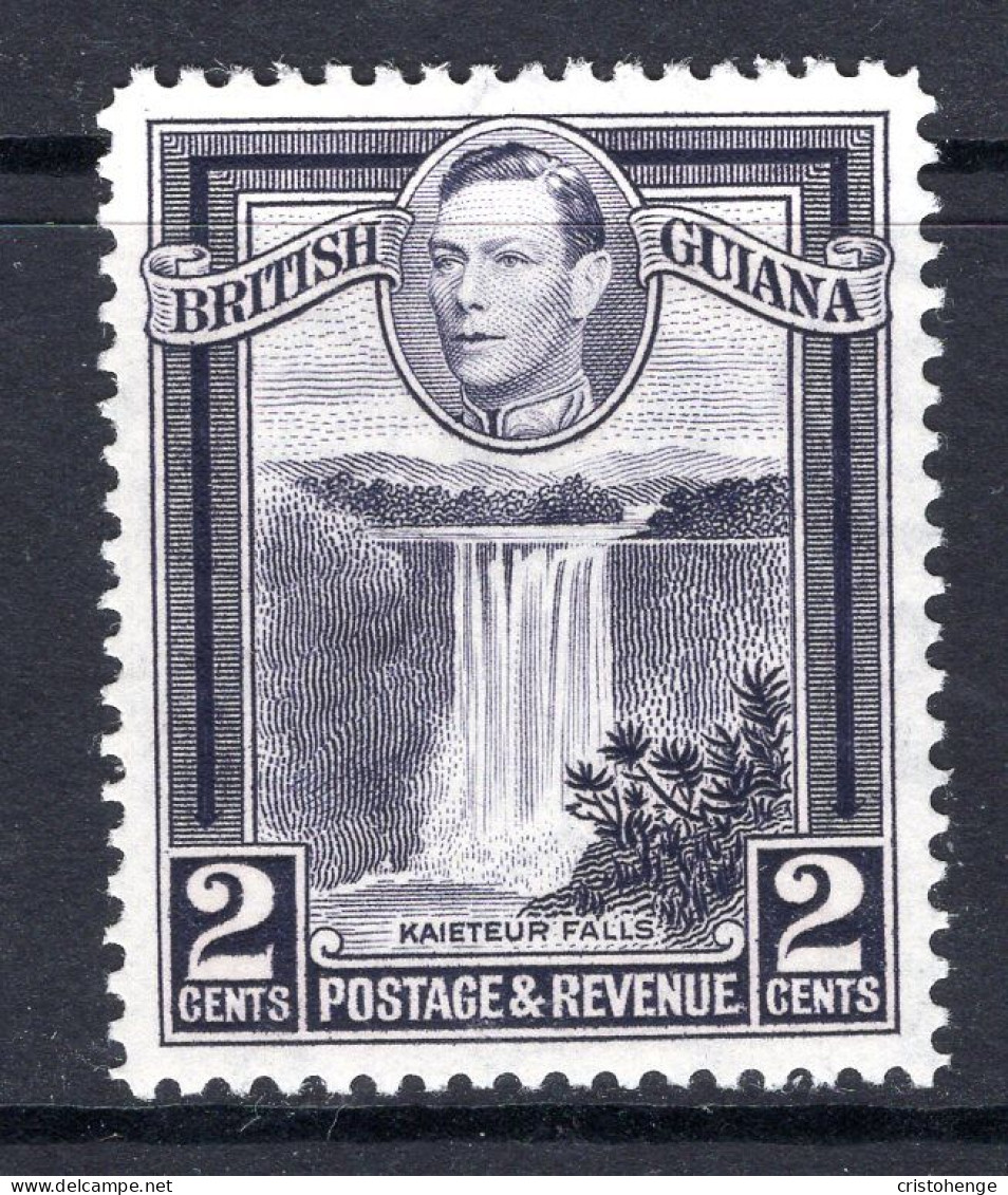 British Guiana 1938-52 KGVI Pictorials - 2c Kaieteur Falls - P.12½ HM (SG 309) - Guyana Britannica (...-1966)