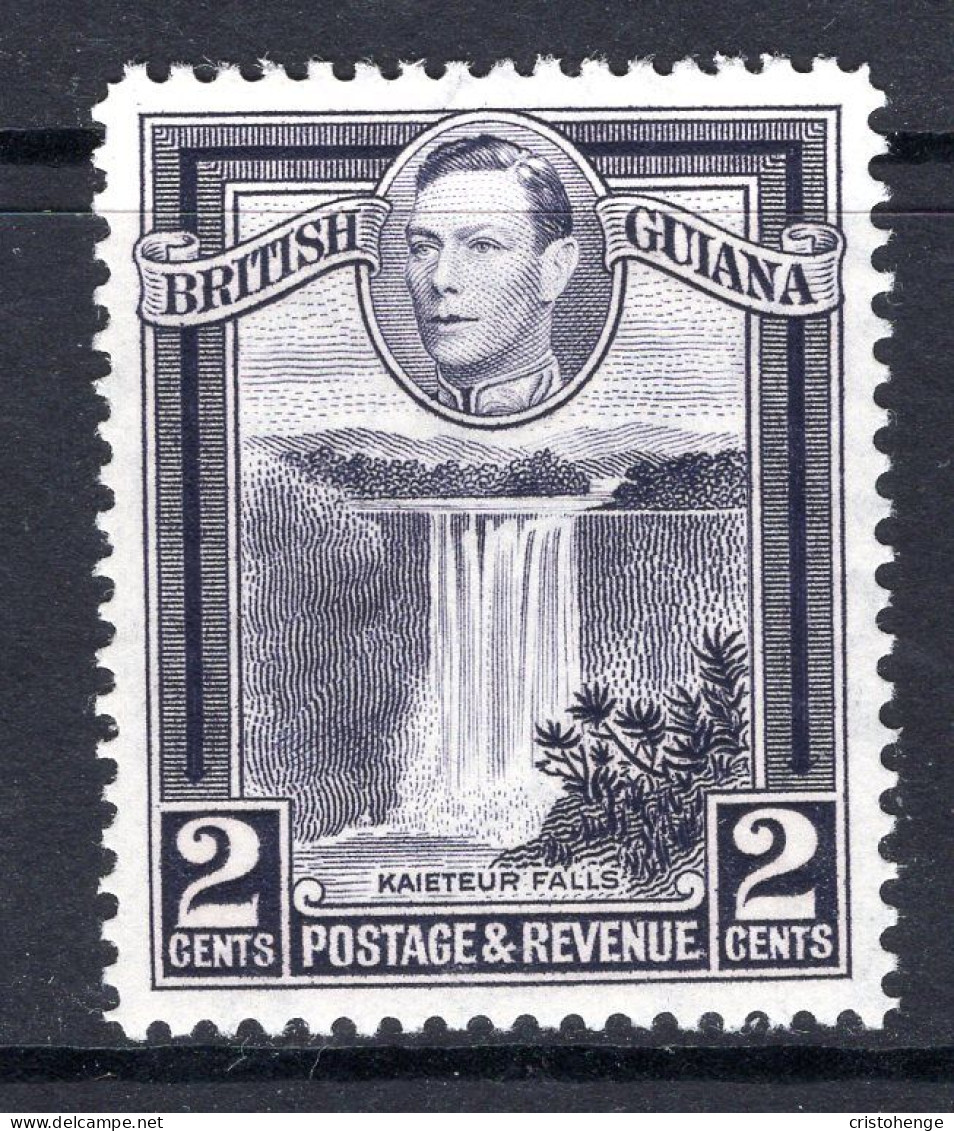 British Guiana 1938-52 KGVI Pictorials - 2c Kaieteur Falls - P.12½ HM (SG 309) - Brits-Guiana (...-1966)