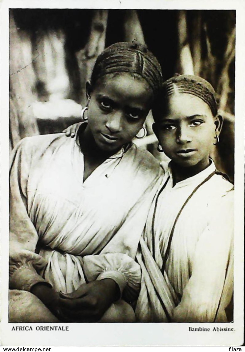 ITALIA - COLONIE -  ETIOPIA + ERITREA Cartolina Da ADDIS ABEBA Del 1937- S6181 - Ethiopie