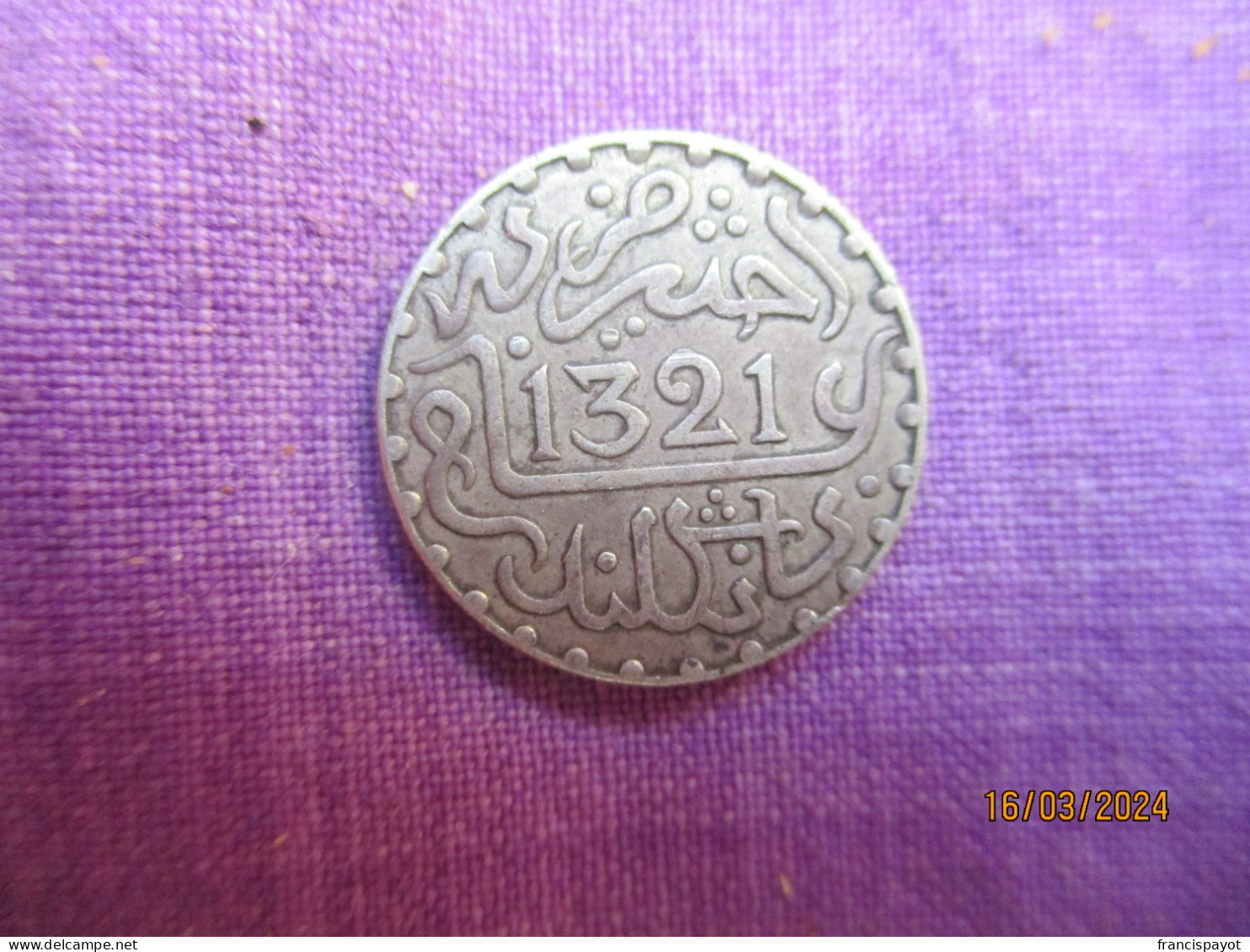 Maroc: 1/2 Dirham 1321 (1903) - Maroc