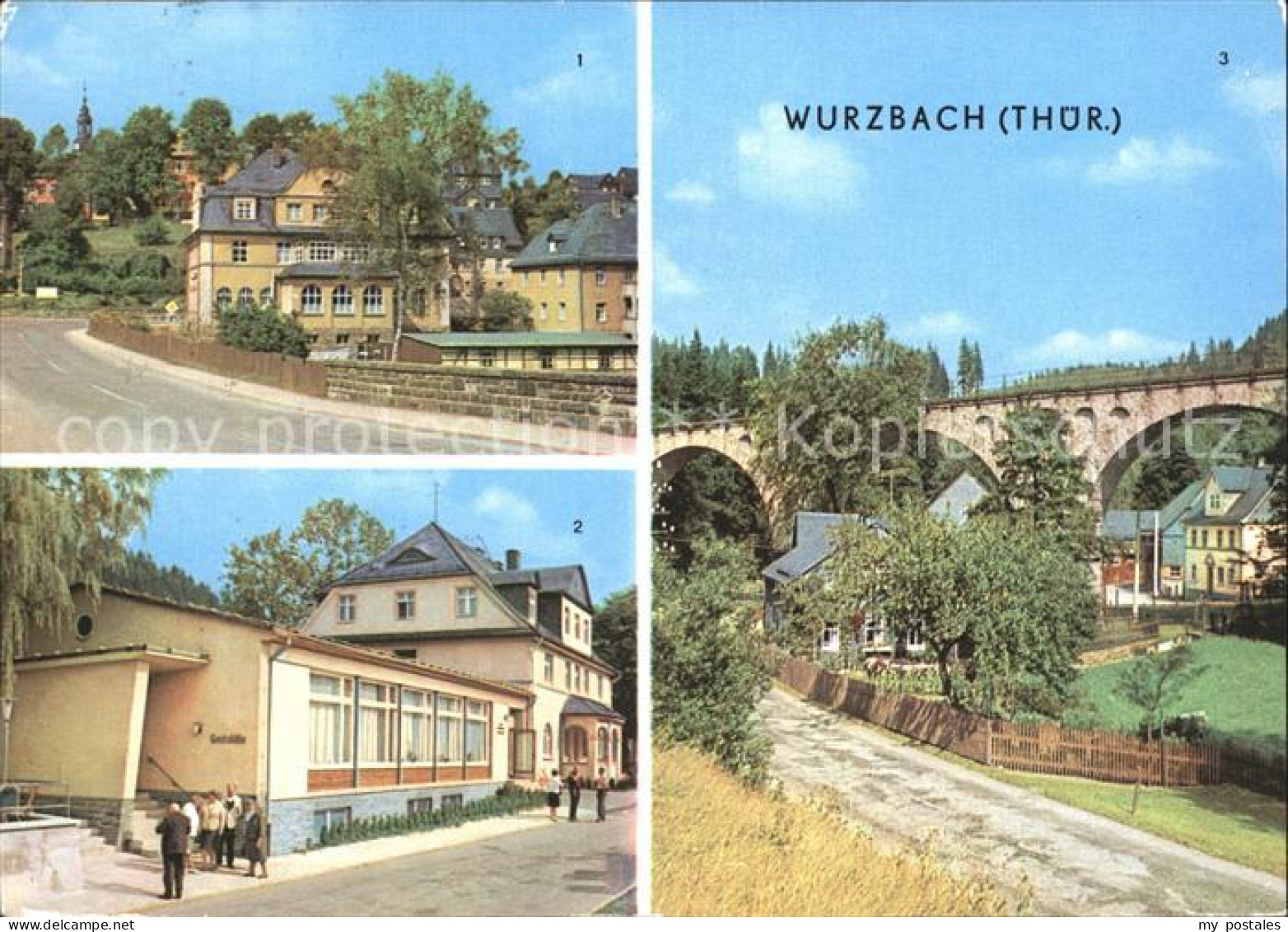 72260931 Wurzbach Rathaus Erholungsheim Rudi Arnstadt Viadukt Im Sormitztal Wurz - Te Identificeren