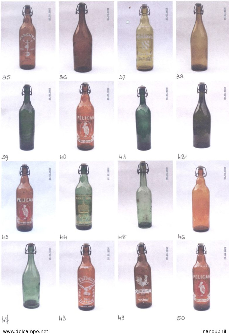 BOUTEILLES ANCIENNES DE BIERE  LOT (86 Bouteilles)  COLLECTION  A CEDER + LISTE BRASSERIES-MARQUES-ORIGINES   1.16 EURO - Birra