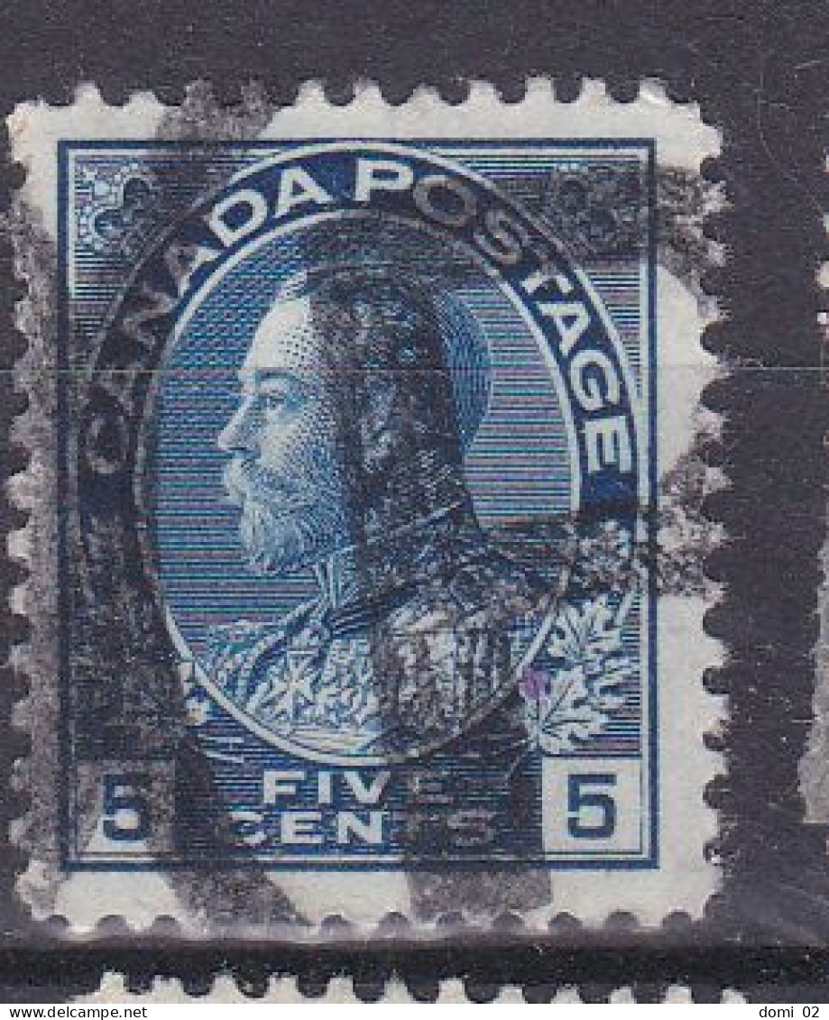 Y&T 80 EDOUARD VII 5C BLEU OBLITERE - Used Stamps