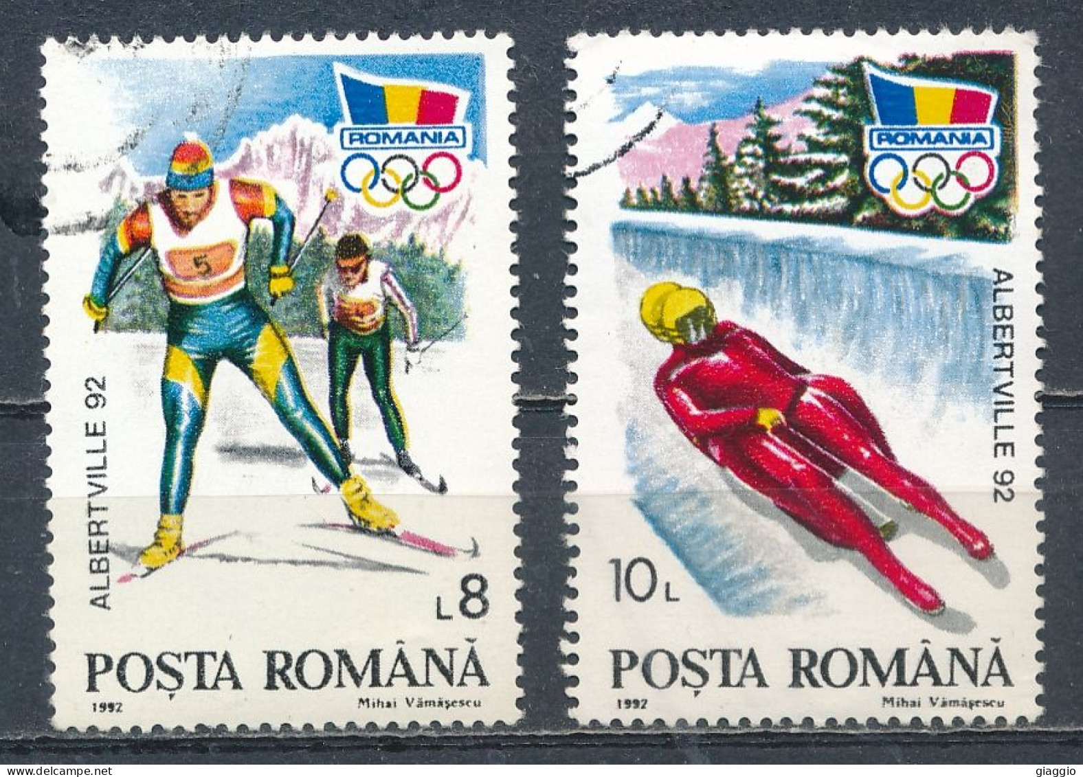 °°° ROMANIA - Y&T N° 3985C/D - 1991 °°° - Oblitérés