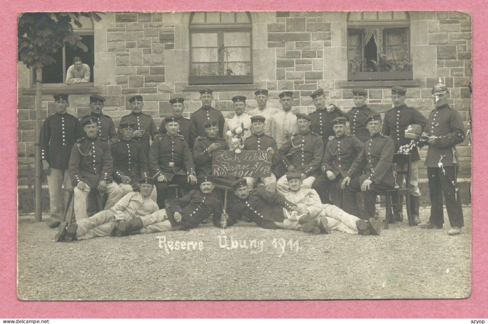 68 - NEUBREISACH - NEUF BRISACH - Carte Photo - Foto - Soldats Allemands - Reserve Übung 1911 - Neuf Brisach