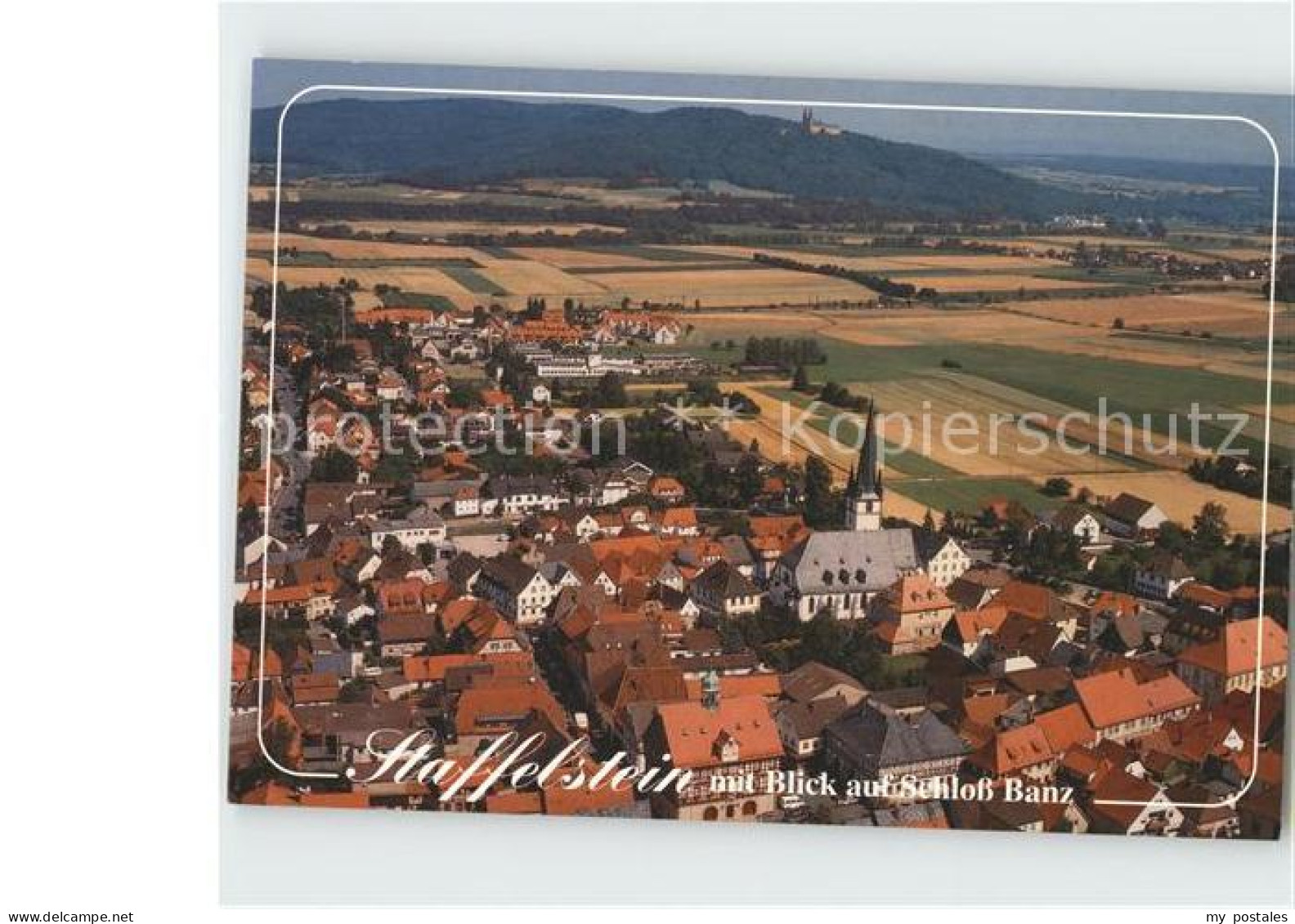 72259194 Staffelstein Mit Schloss Banz Fliegeraufnahme Staffelstein - Staffelstein