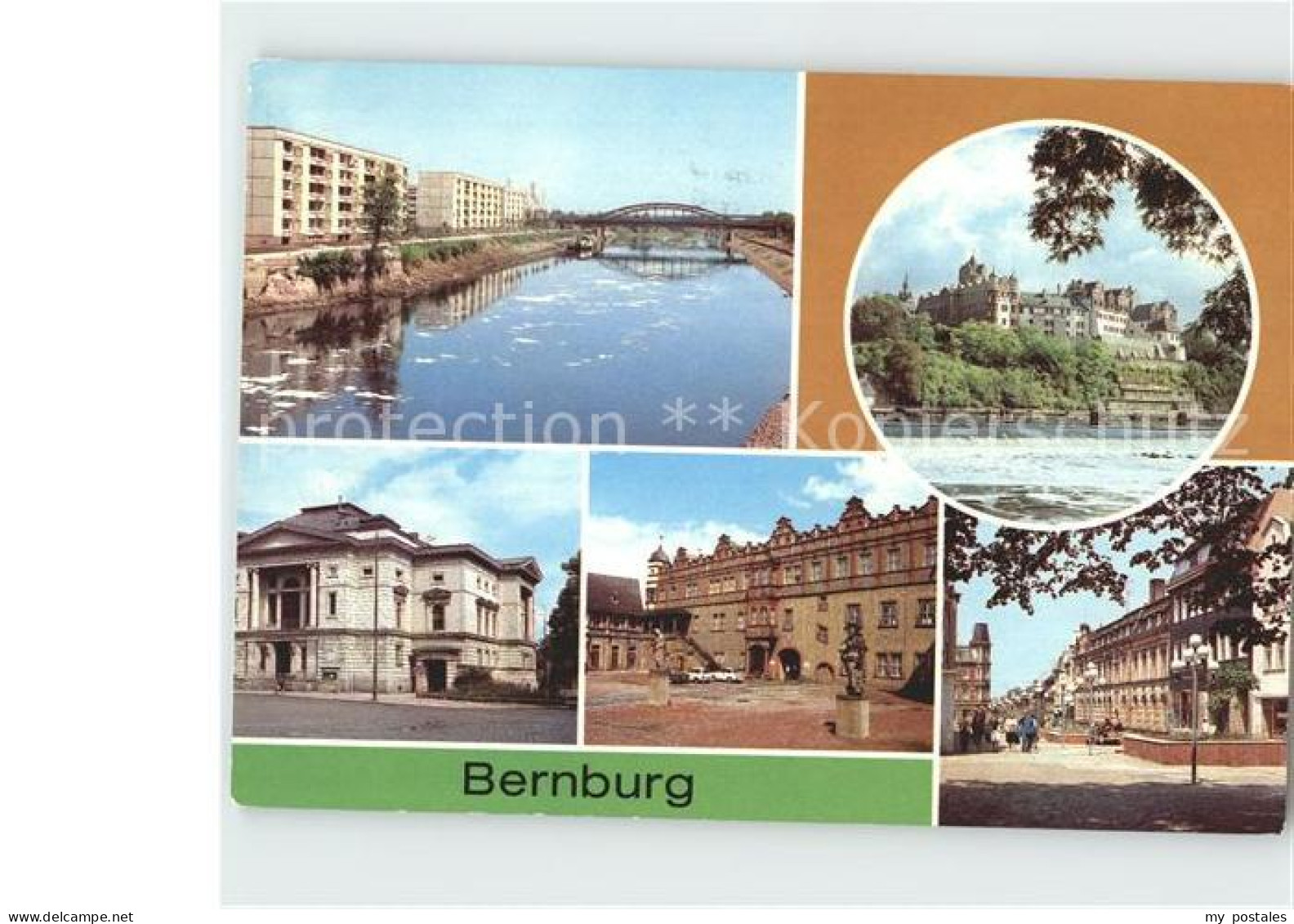 72259180 Bernburg Saale Saalepartie Schloss Carl Maria Von Weber Theater Langes  - Bernburg (Saale)