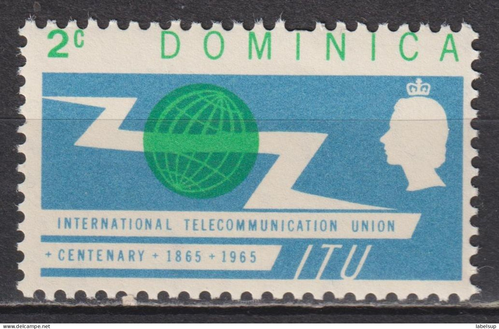 Timbre Neuf** De Dominique De 1965 N° YT 180 MI 181 MNH - Dominique (...-1978)