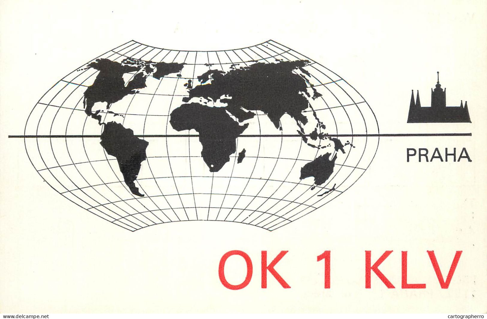 QSL Card Czechoslovakia Radio Amateur Station OK1KLV Y03CD 1983 - Amateurfunk