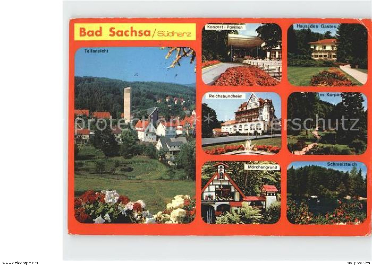 72259120 Bad Sachsa Harz Teilansicht Konzertpavillon Haus Des Gastst Reichsbundh - Bad Sachsa