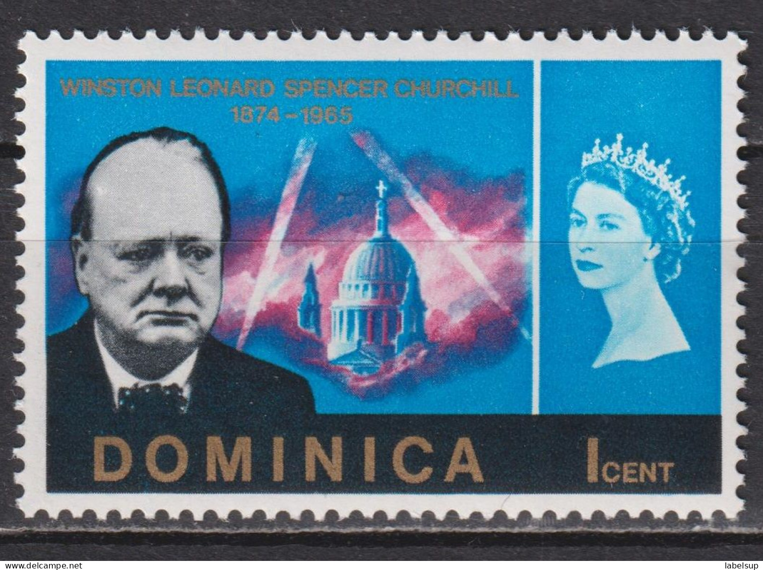 Timbre Neuf** De Dominique De 1966 N° YT 184 MI 185 MNH - Dominica (...-1978)