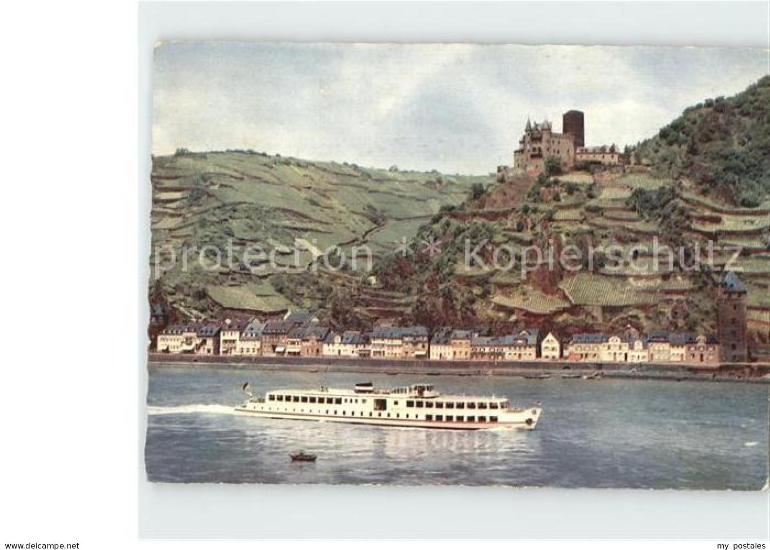 72259000 St Goarshausen Mit Burg Katz Rheindampfer Ehrenthal - Loreley