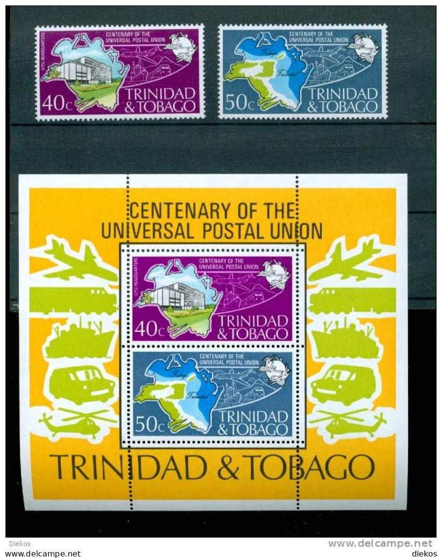 Trinidad Tobago Nr: B12, 328-29 Stamp On Stamp Rowland Hill MNH ** #B118 - Trinité & Tobago (1962-...)