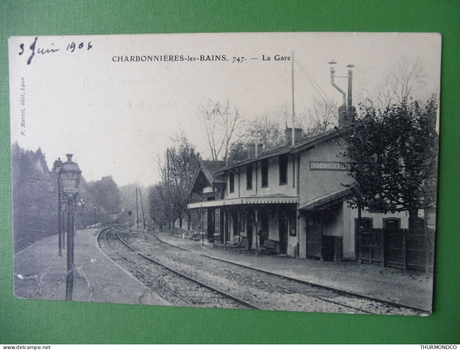 69-CHARBONNIERES LES BAINS LA GARE - Charbonniere Les Bains