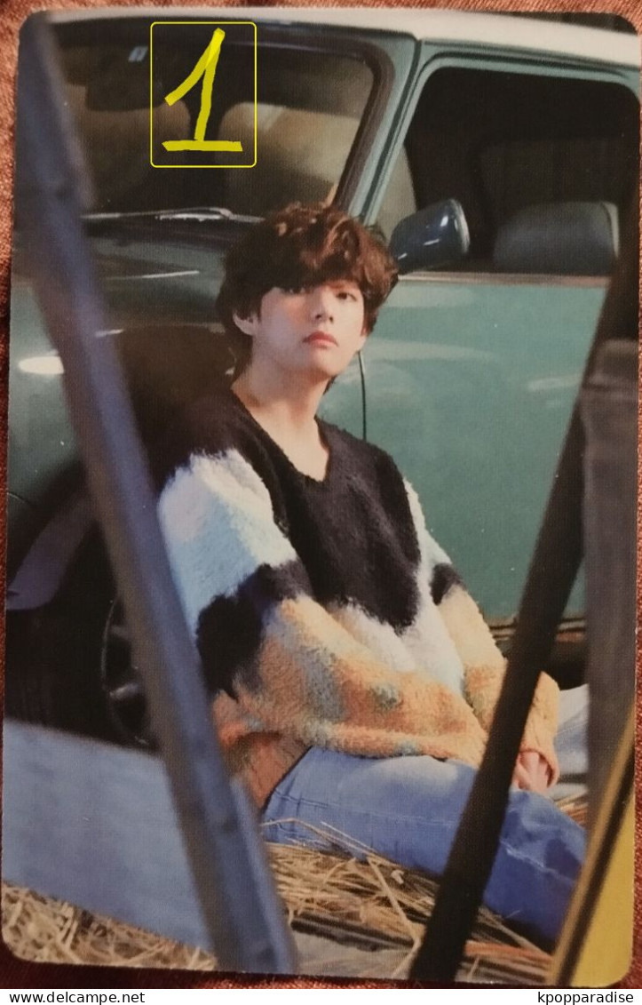 Photocard K POP Au Choix  BTS 2022 January Issue  V Taehyung - Objets Dérivés