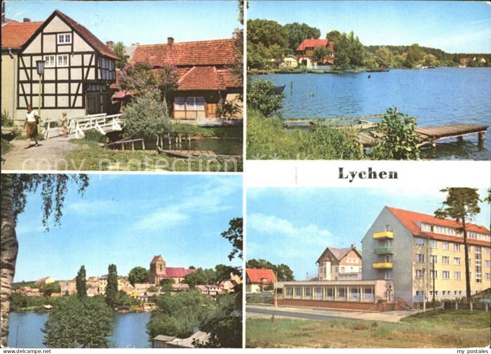 72258063 Lychen Malerwinkel Oberpfuhlsee Erholungsheim Bertold Brecht Stadtsee L - Lychen