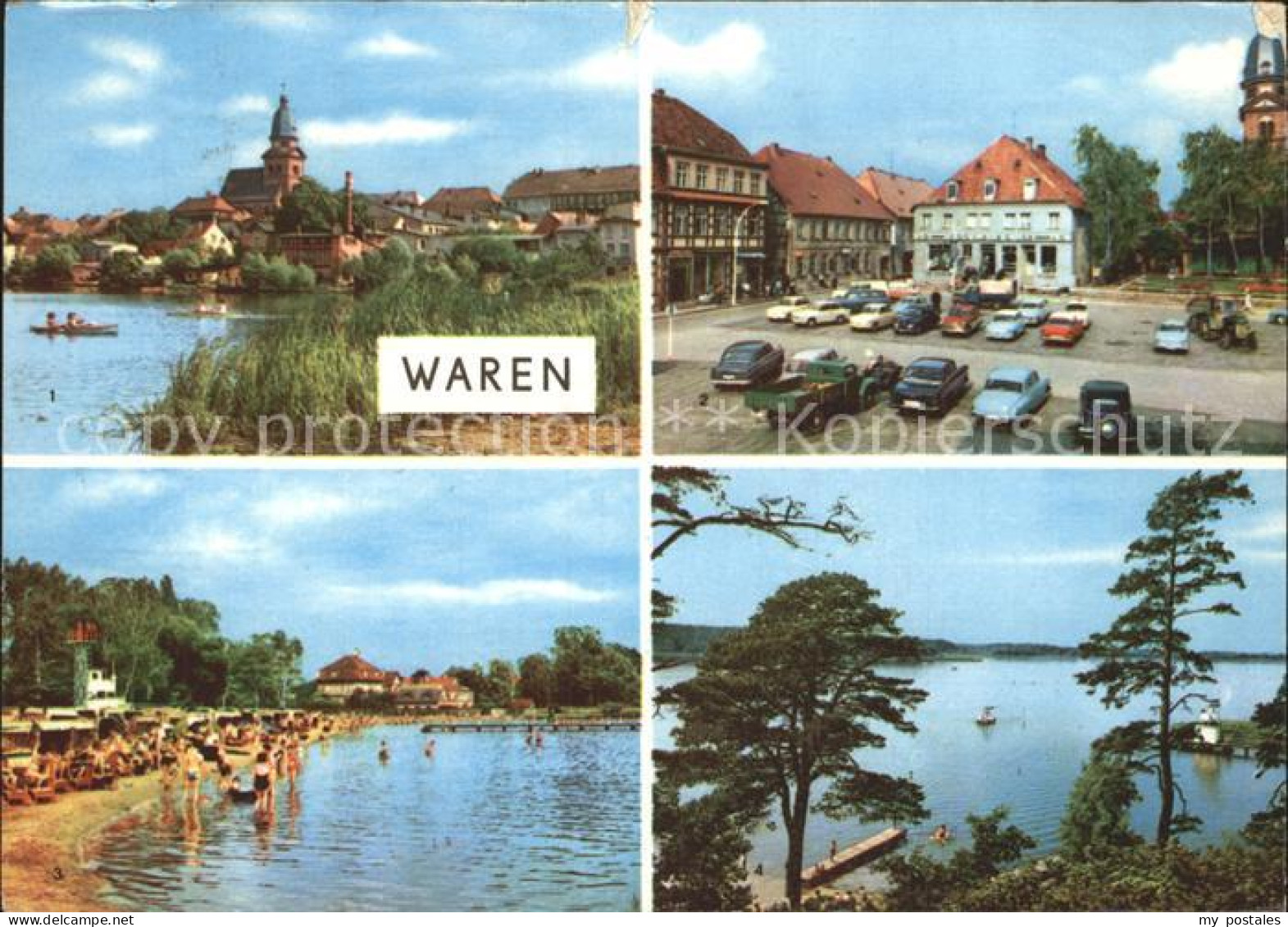 72258061 Waren Mueritz Markt Badeanstalt Mueritz Tiefwarensee Waren - Waren (Mueritz)