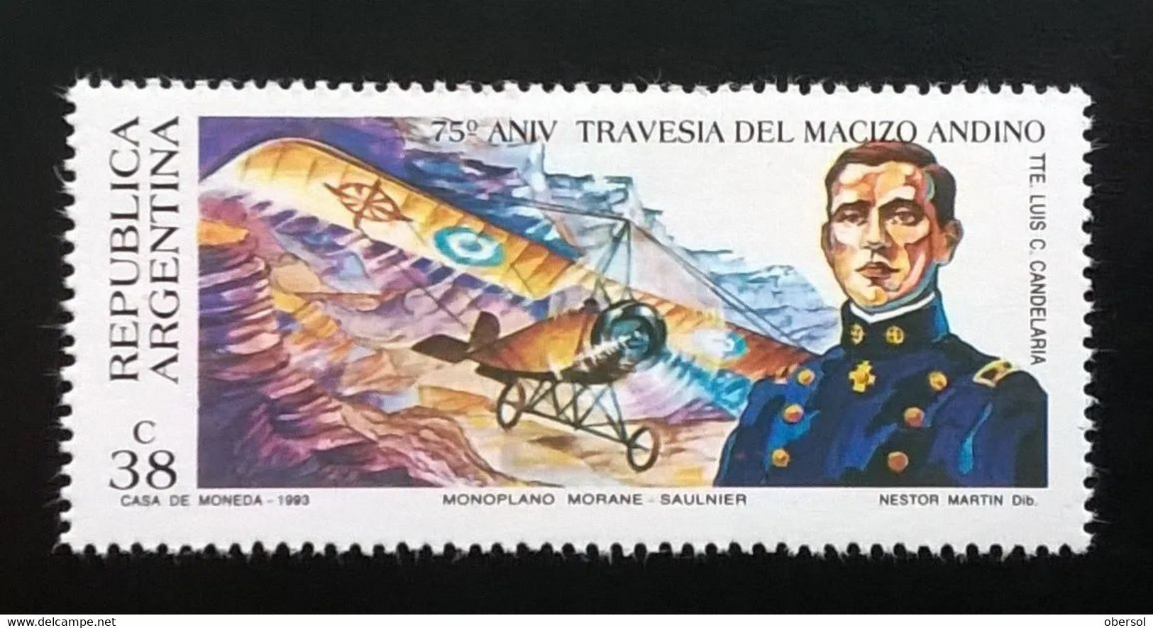 Argentina 1993 Planes Airplanes Andean Journey MNH - Neufs