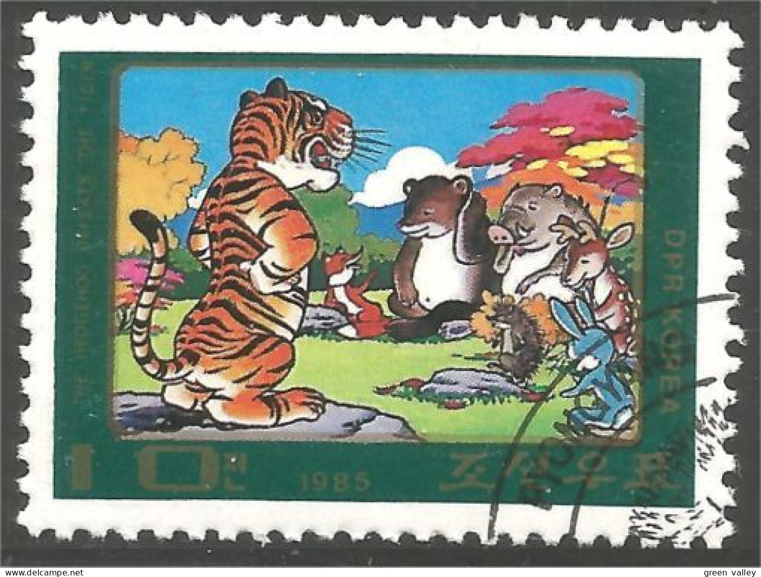 548 Korea Tigre Tiger Hérisson Hedgehog Riccio Erizo Igel Egel (KON-76) - Farm